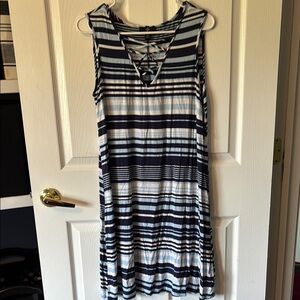 Blue Stripes Dress